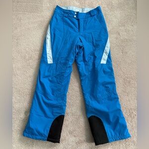 Columbia Boys 18/20 Youth Blue and White Ski Pants